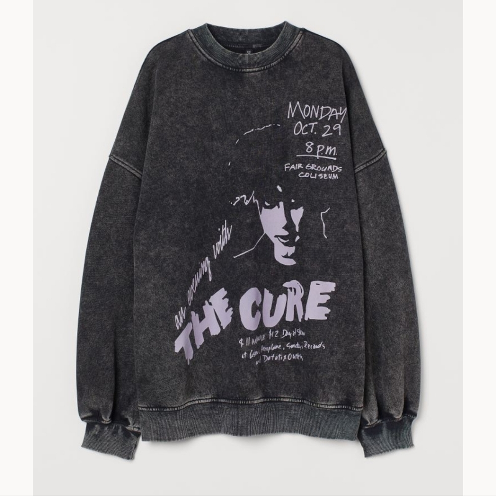The Cure H&M Oversized Sweatshirt